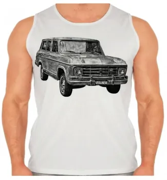 Camiseta Regata adulto ou infantil Chevrolet Veraneio camionete antiga