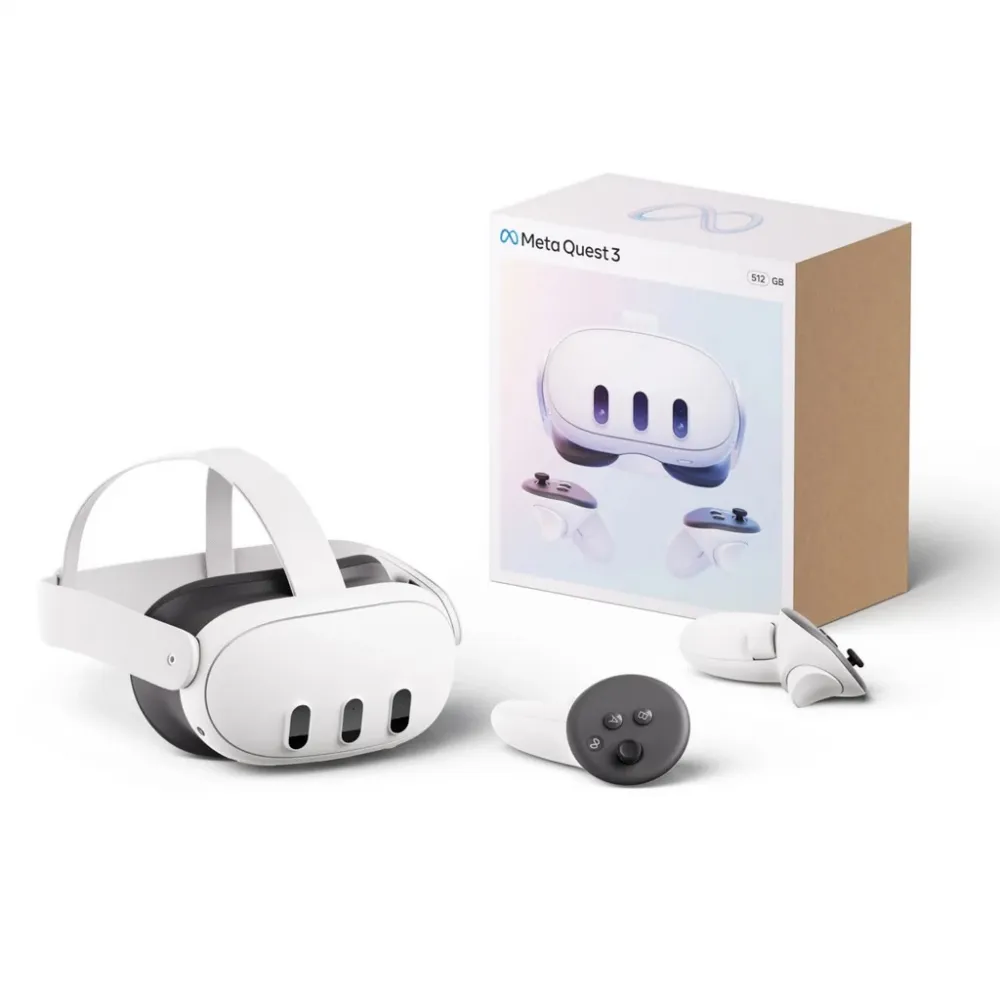 Meta Quest 3 512GB + Batman Arkham Shadow - Óculos de Realidade Virtual