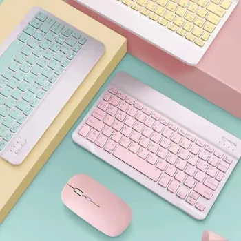 Sem Fio Bluetooth Teclado 10 Polegadas com mouse