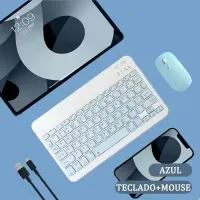Sem Fio Bluetooth Teclado 10 Polegadas com mouse - Foto 8