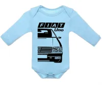 Body Bebê Infantil roupa criança Fiat uno carro antigo classico - Foto 2