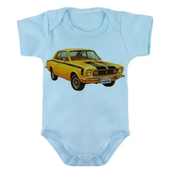 Body Bebê Infantil roupa criança Ford Corcel GT carro antigo - Foto 2
