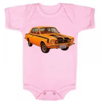 Body Bebê Infantil roupa criança Ford Corcel GT carro antigo - Foto 4