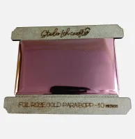 FOIL PARA HOT STAMPING - ROSÊ GOLD - 05 cm  x 10m - Papel com laminação (BOPP)