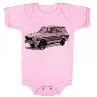Body Bebê Infantil roupa criança Ford belina carro antigo classico - Foto 4