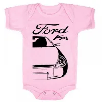 Body Bebê Infantil roupa criança Ford ka carro antigo 1998 - Foto 2