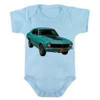 Body Bebê Infantil roupa criança Ford Maverick carro antigo - Foto 2