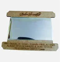 MKC - FOIL PARA HOT STAMPING - PRATA - 05 cm  x 10m - Percalux, couro, courvin, papelão cinza, alguns tipos de papéis e alguns tipos de tecidos finos 