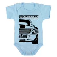 Body Bebê Infantil roupa criança Ford Mustang Shelby GT500 Eleanor - Foto 2