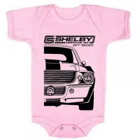 Body Bebê Infantil roupa criança Ford Mustang Shelby GT500 Eleanor - Foto 4