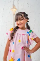 Vestido Lili Mundo Encantado Rosa - Foto 3