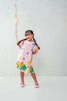 Vestido Lili Mundo Encantado Rosa - Foto 5