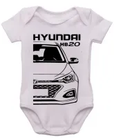 Body Bebê Infantil roupa criança Hyundai HB20 carro do Brasil - Foto 3