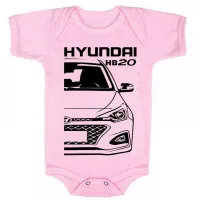 Body Bebê Infantil roupa criança Hyundai HB20 carro do Brasil - Foto 4