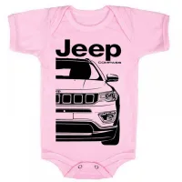 Body Bebê Infantil roupa criança jeep compass carro - Foto 4