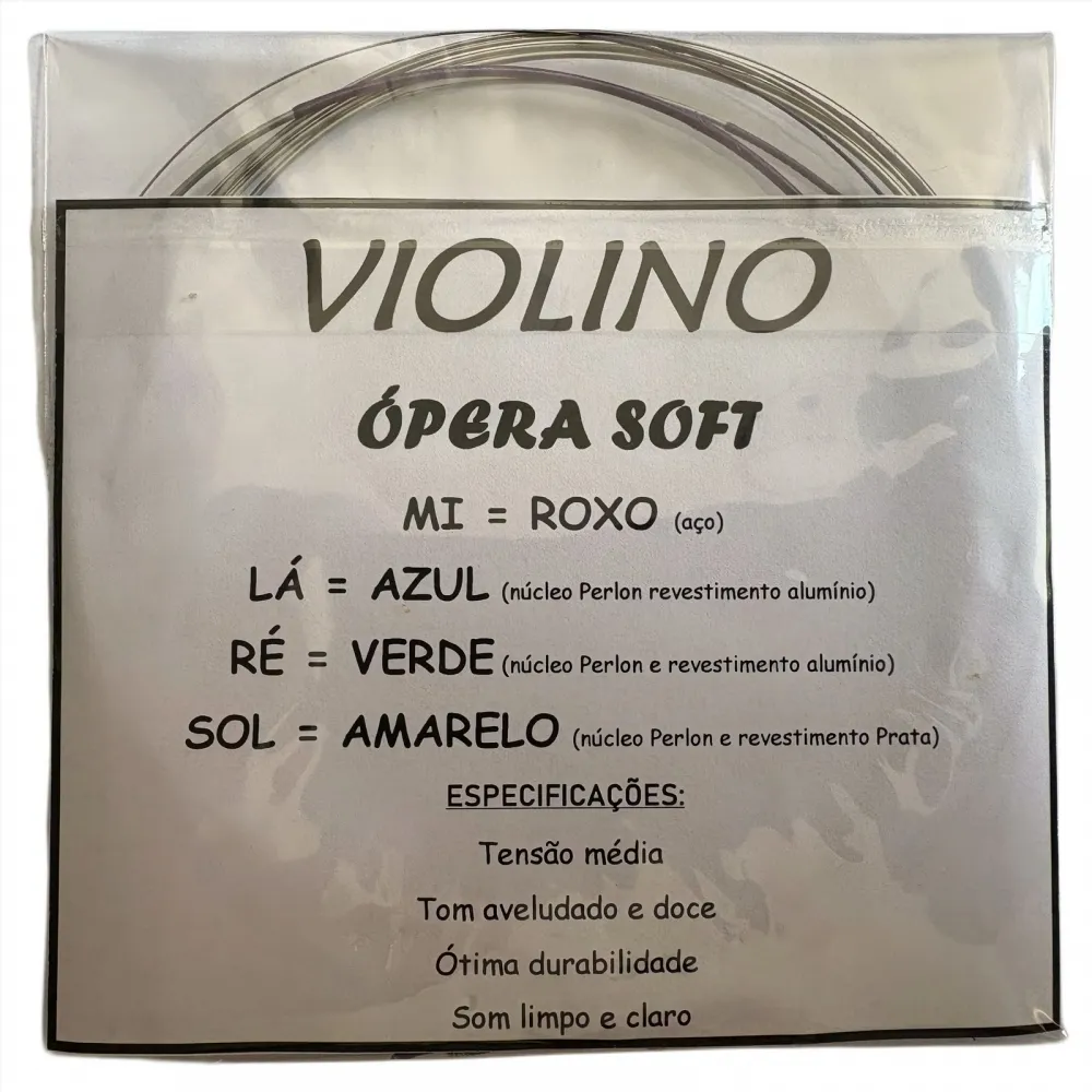 ENCORDOAMENTO VIOLINO ÓPERA SOFT