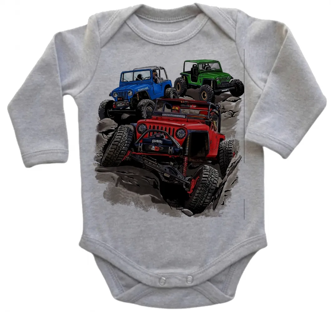 Body Bebê Infantil roupa criança Jeep off road jipeiro estilo vida Imagem