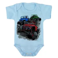 Body Bebê Infantil roupa criança Jeep off road jipeiro estilo vida - Foto 2