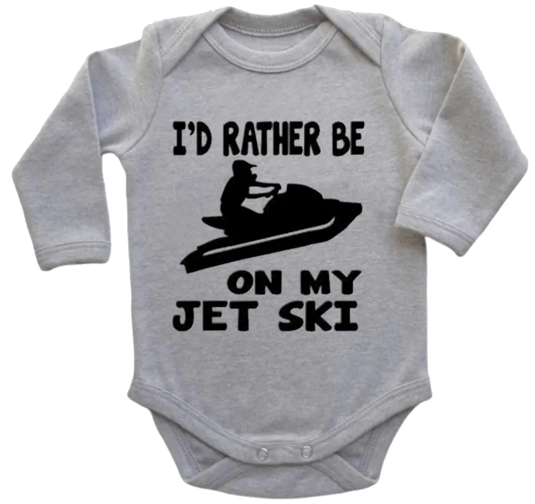 Body Bebê Infantil roupa criança Jet ski moto agua praia ferias Imagem
