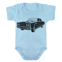 Body Bebê Infantil roupa criança landau Galaxie carro antigo - Foto 2
