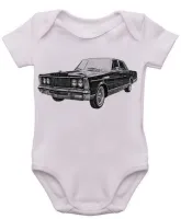 Body Bebê Infantil roupa criança landau Galaxie carro antigo - Foto 3