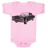 Body Bebê Infantil roupa criança landau Galaxie carro antigo - Foto 4