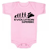 Body Bebê Infantil roupa criança Moto motoqueiro motoboy superbike - Foto 2