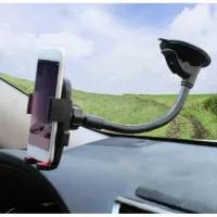 Suporte Veicular Para Celular 360º Fixação Ventosa Haste Firme Ajustável