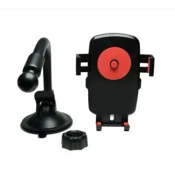 Suporte Veicular Para Celular 360º Fixação Ventosa Haste Firme Ajustável - Foto 2