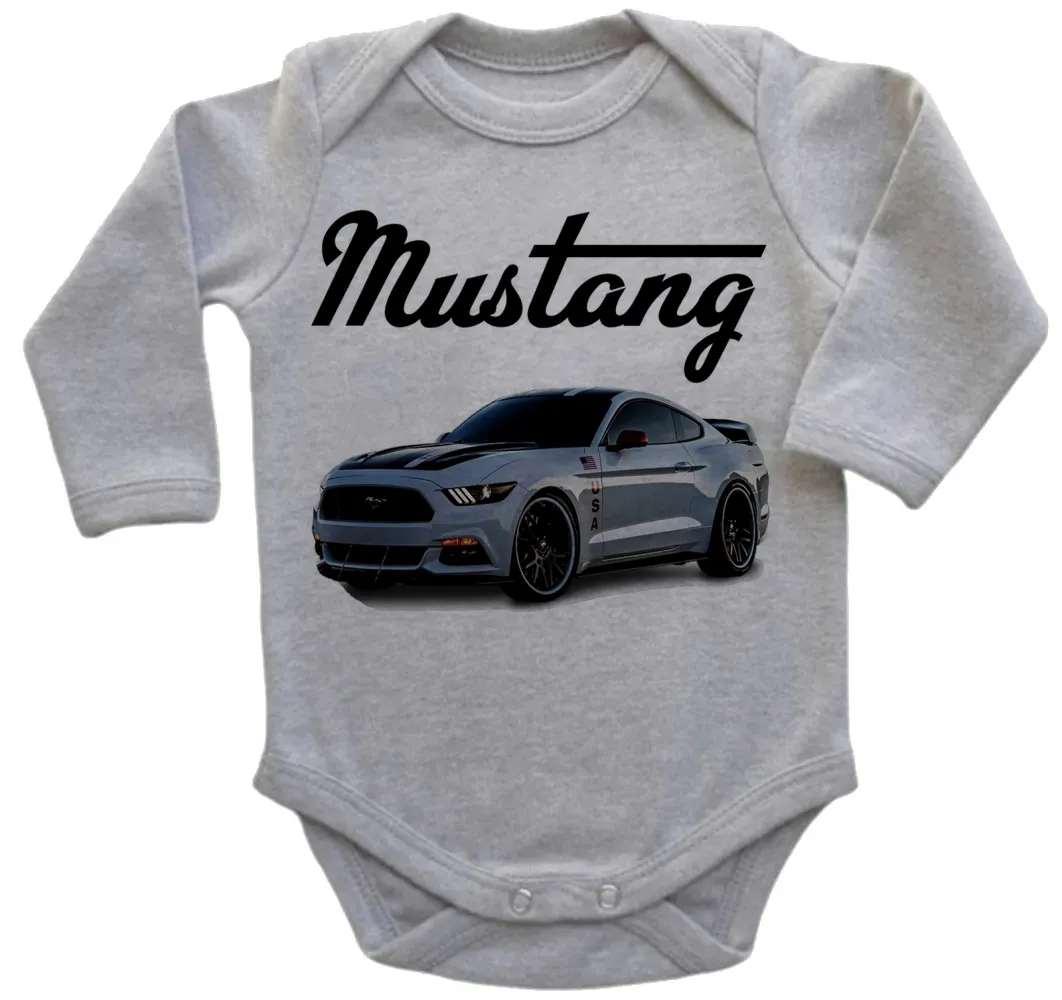 Body Bebê Infantil roupa criança Mustang carro muscle car