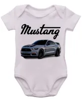 Body Bebê Infantil roupa criança Mustang carro muscle car - Foto 3