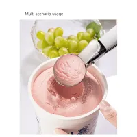 Colher de Sorvete Inox Com Ejetor Manual - Foto 3