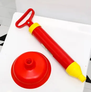 Desentupidor Manual De Pia Vaso Ralo Cano Esgoto Tipo Bomba Sucção 150mm Alta Pressão BC-08 - Foto 2