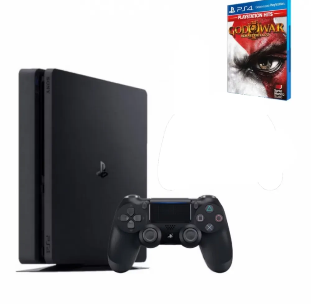 Playstation 4 - Vídeo Game  PS4 1TB com 1 controle + jogo aleatório - original semi novo.