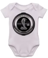 Body Bebê Infantil roupa criança Mustang shelby cobra 500 - Foto 3