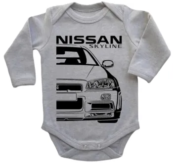 Body Bebê Infantil roupa criança Nissan Skyline gtr5 top