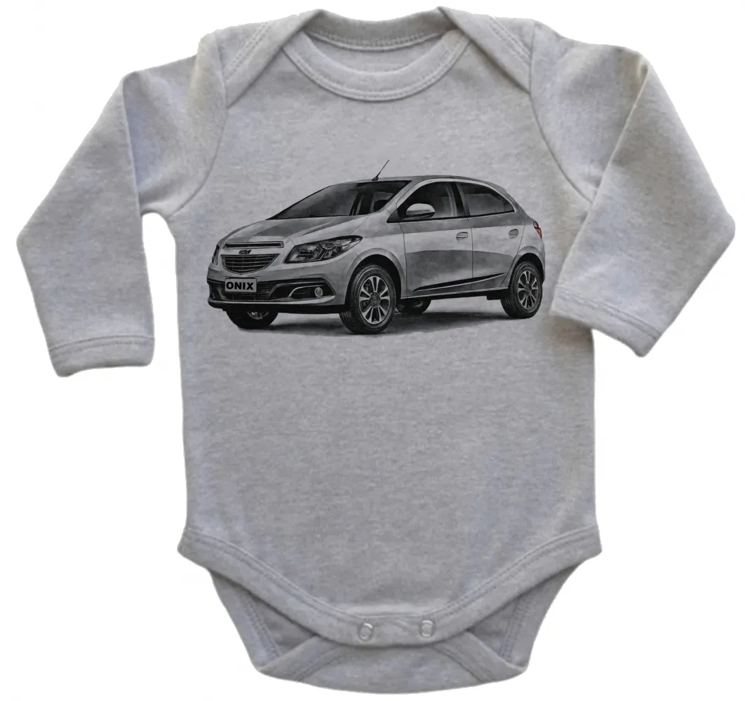 Body Bebê Infantil roupa criança Onix antigo chevrolet
