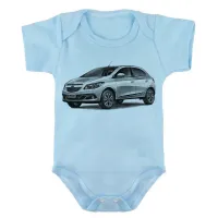 Body Bebê Infantil roupa criança Onix antigo chevrolet - Foto 2