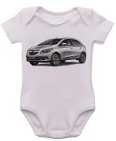 Body Bebê Infantil roupa criança Onix antigo chevrolet - Foto 3