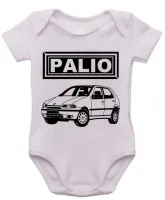 Body Bebê Infantil roupa criança Palio carro antigo fiat - Foto 3