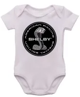 Body Bebê Infantil roupa criança Shelby cobra Mustang racing - Foto 3