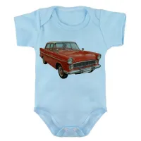 Body Bebê Infantil roupa criança Simca Chambord carro antigo - Foto 3