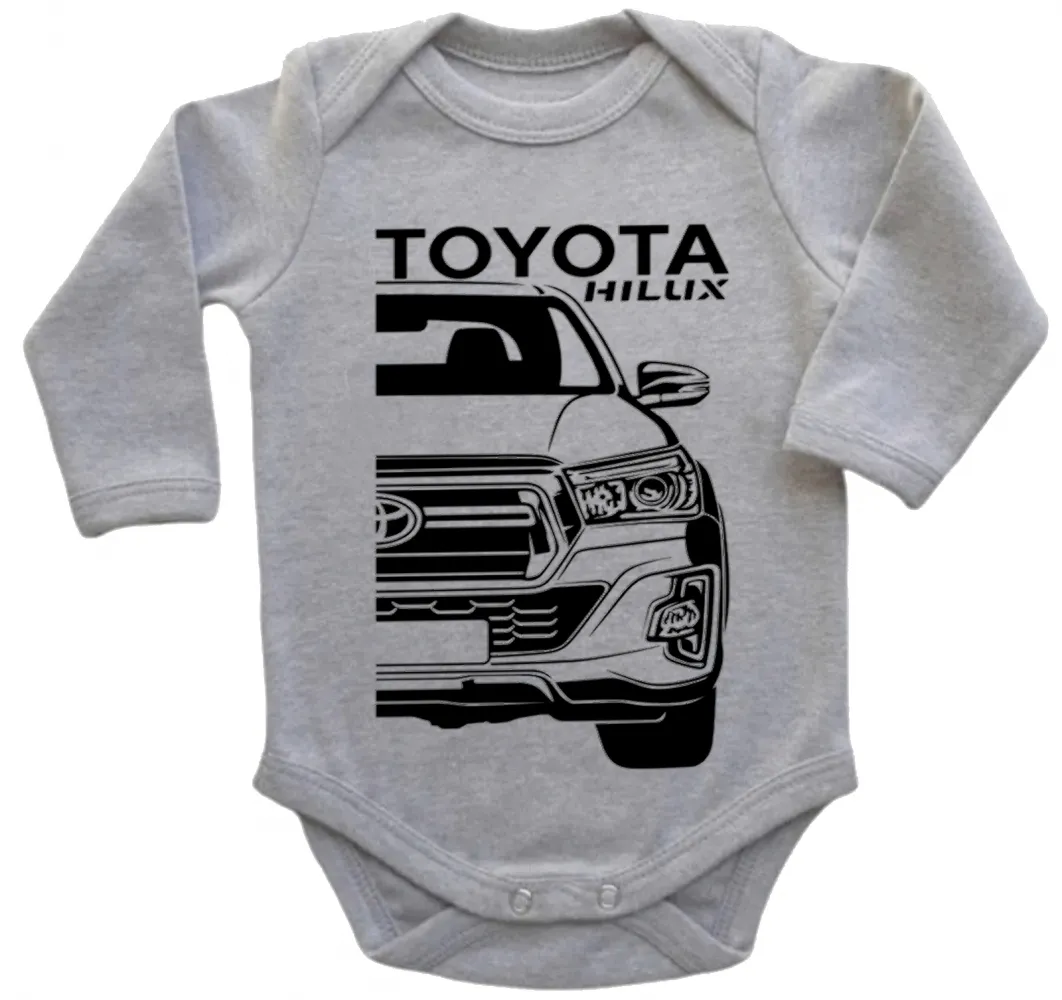 Body Bebê Infantil roupa criança Toyota Hilux melhor camionete