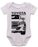 Body Bebê Infantil roupa criança Toyota Hilux melhor camionete - Foto 3