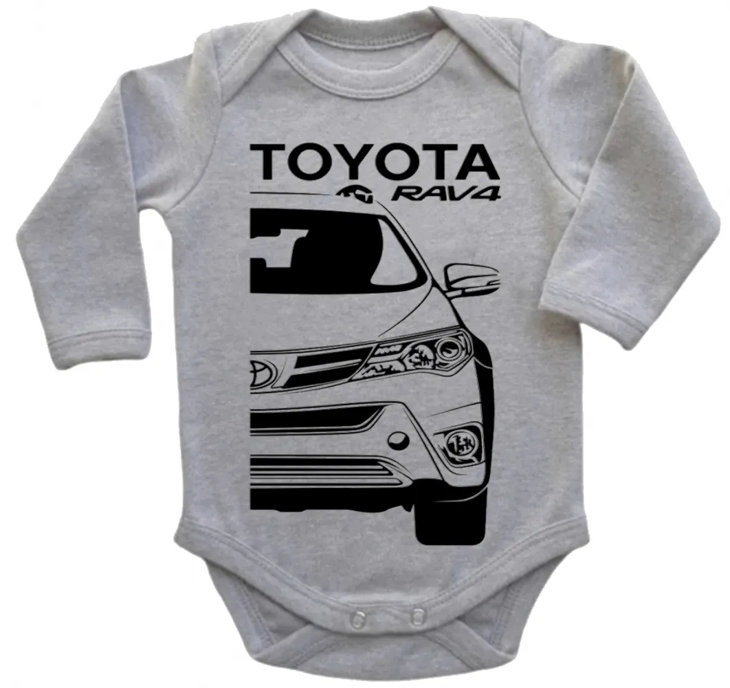 Body Bebê Infantil roupa criança Toyota Rav4 camionete top Imagem