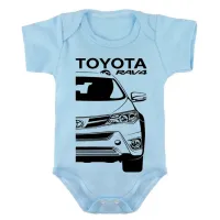 Body Bebê Infantil roupa criança Toyota Rav4 camionete top - Foto 2