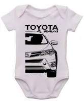 Body Bebê Infantil roupa criança Toyota Rav4 camionete top - Foto 3