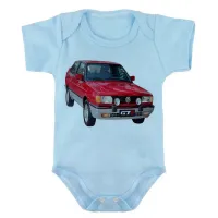 Body Bebê Infantil roupa criança Volkswagen Gol gti antigo - Foto 2