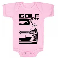 Body Bebê Infantil roupa criança Volkswagen golf gti esportivo - Foto 2