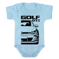 Body Bebê Infantil roupa criança Volkswagen golf gti esportivo - Foto 3
